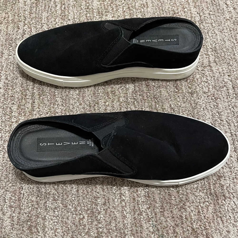 Steven by Steve Madden Women’s Black Suede Moccasins – Size 8‎ - Picture 4 of 8